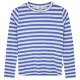 Mads Nørgaard Classic Stripe Talika Blouse Forever Blue/Vanilla Ice