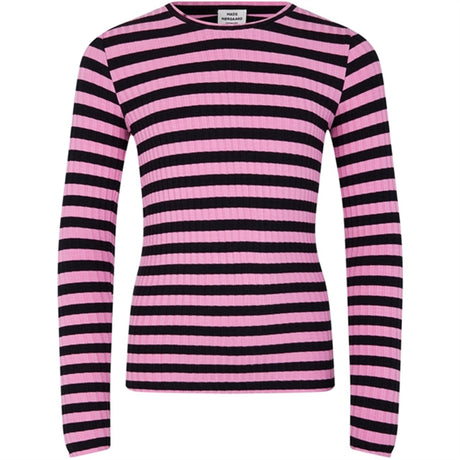 Mads Nørgaard 5x5 Classic Stripe Talika Blouse Stripe/Begonia Pink