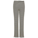 Mads Nørgaard 5x5 Classic Stripe Lala Leggings Black/Vanilla Ice