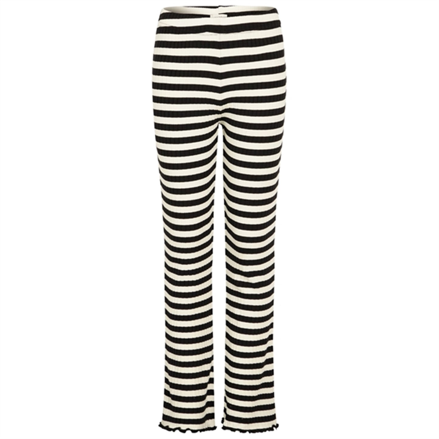 Mads Nørgaard 5x5 Classic Stripe Lala Leggings Black/Vanilla Ice