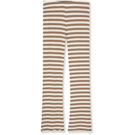 Mads Nørgaard Classic Stripe Lala Leggings Tiger's Eye/Vanilla Ice