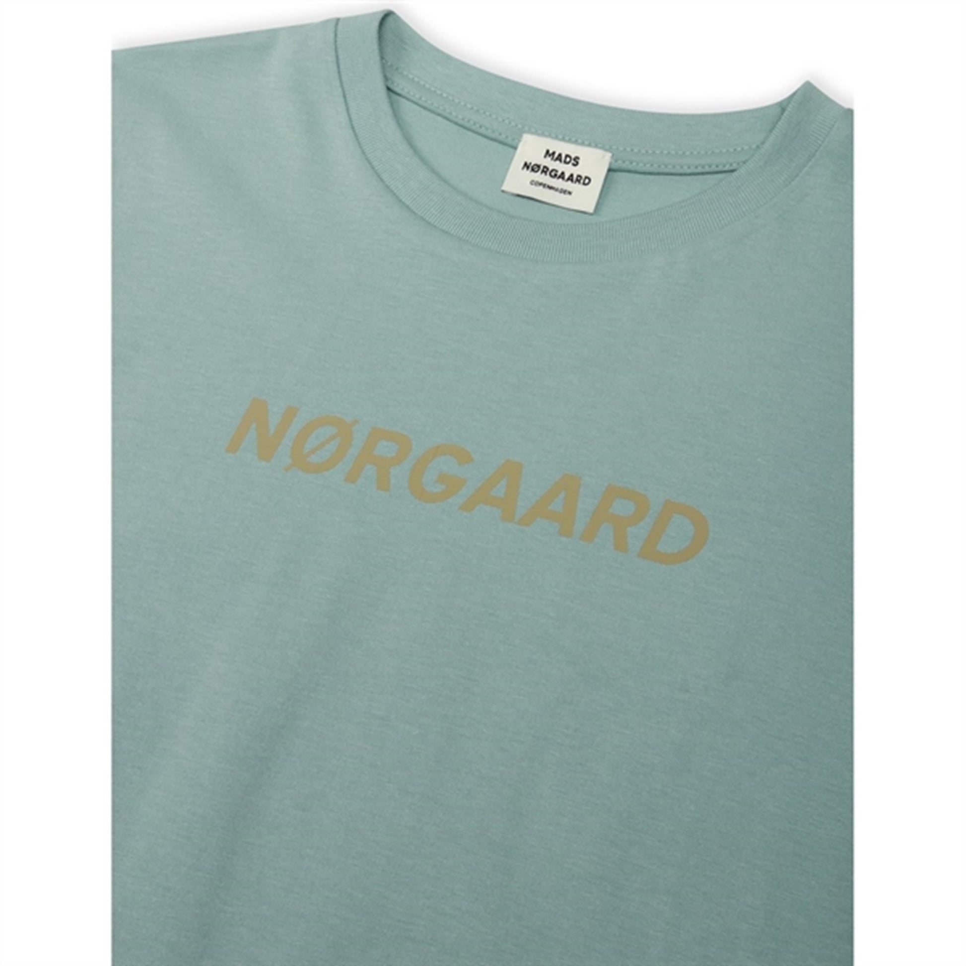 Mads Nørgaard Printed T-Shirt Thorlino T-Shirt Aquifer