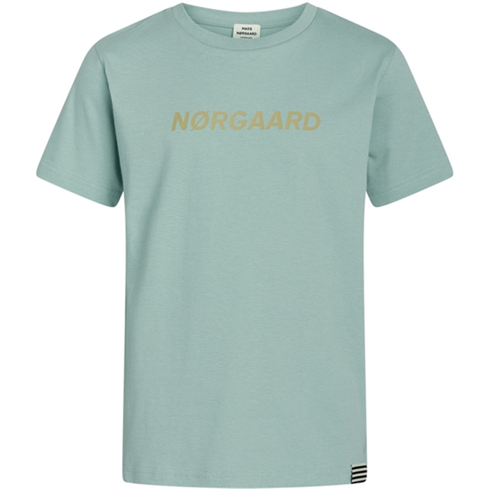 Mads Nørgaard Printed T-Shirt Thorlino T-Shirt Aquifer