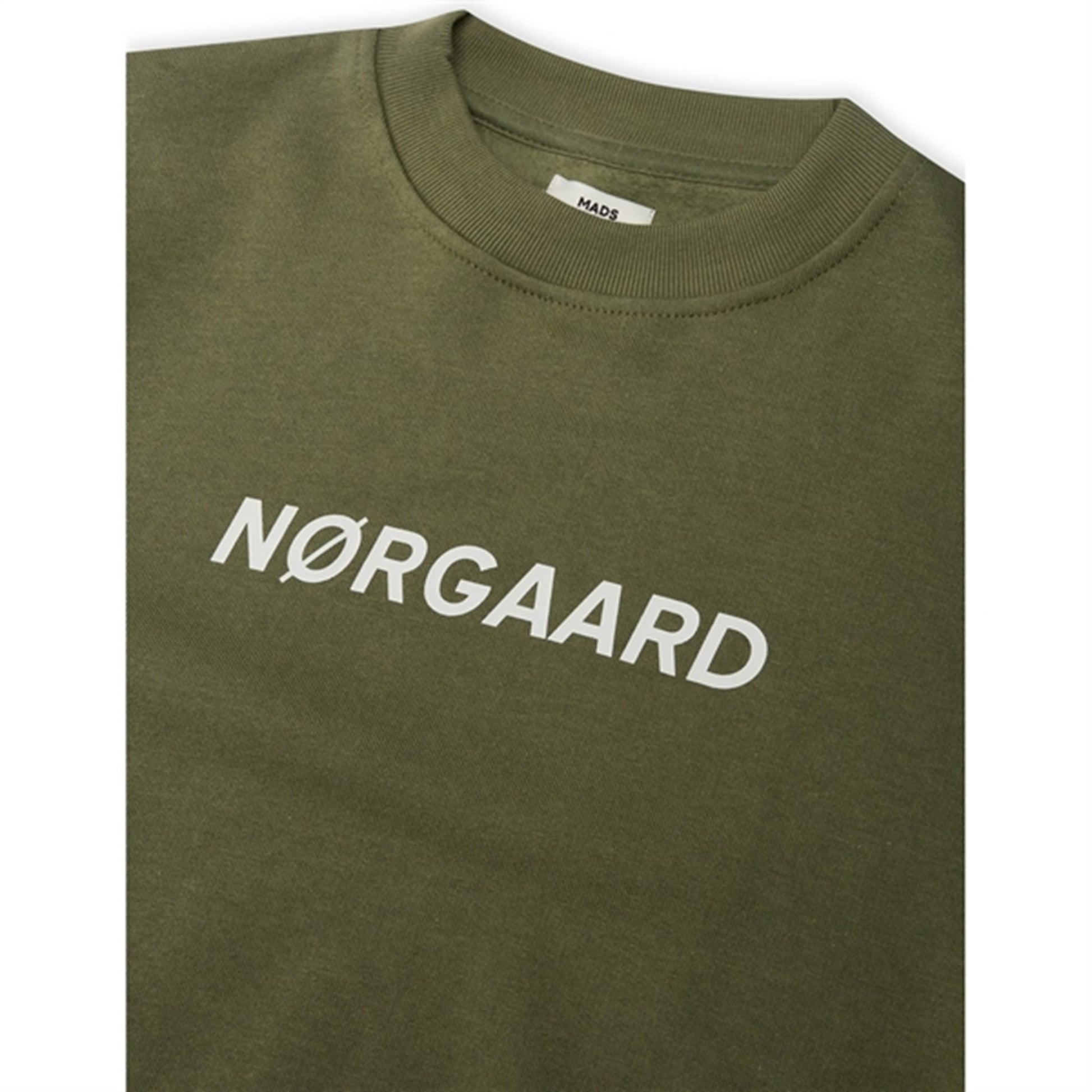 Mads Nørgaard Organic Sweat Solo Sweatshirt Olivine
