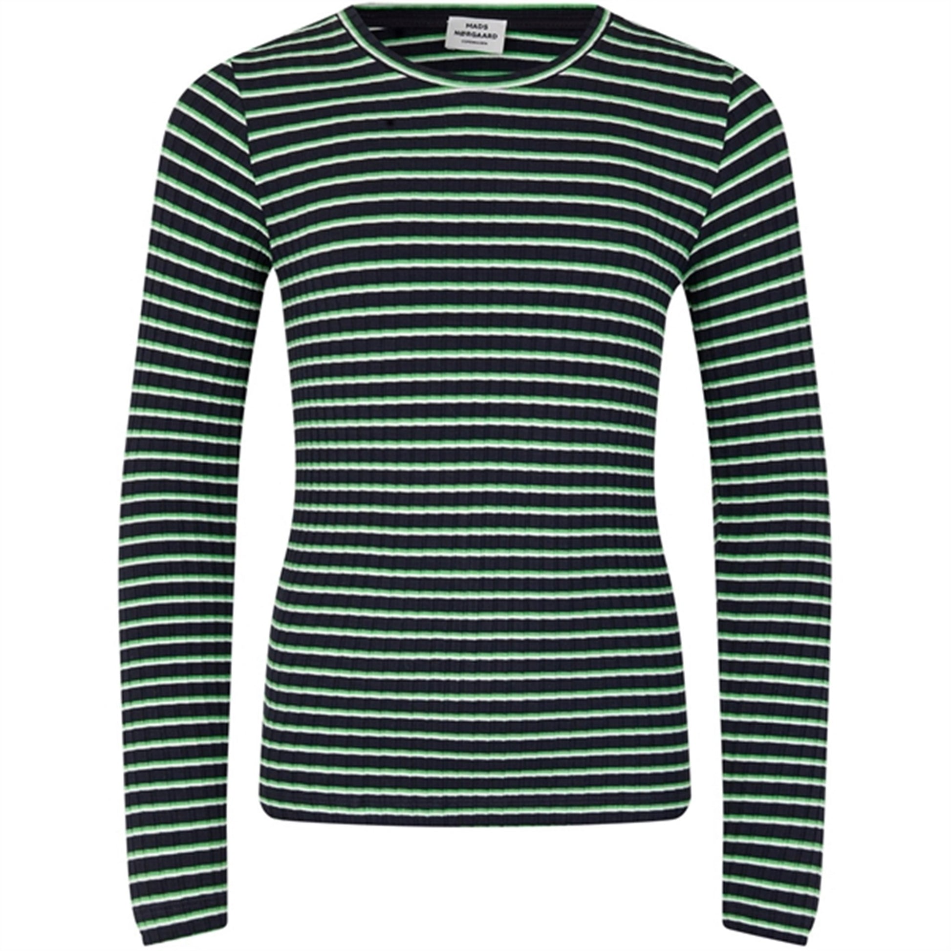 Mads Nørgaard 5x5 Stripe Talika Blouse Stripe/Deep Well