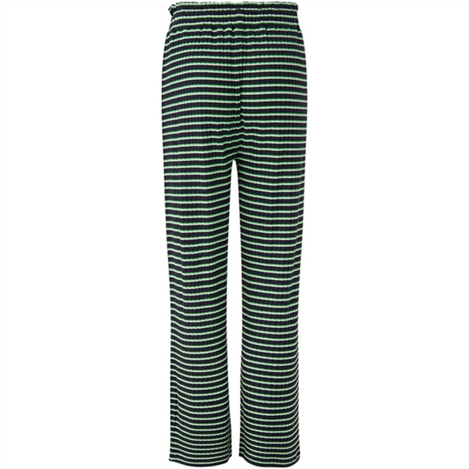 Mads Nørgaard 5x5 Stripe Papina Pants Stripe/Deep Well