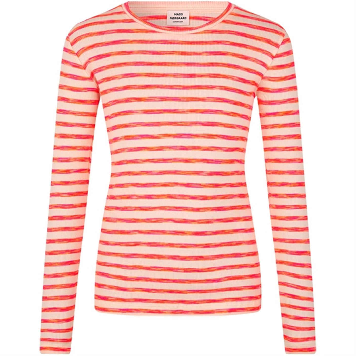 Mads Nørgaard 2x2 Cotton Stripe Talino Blouse Stripe/Diva Pink