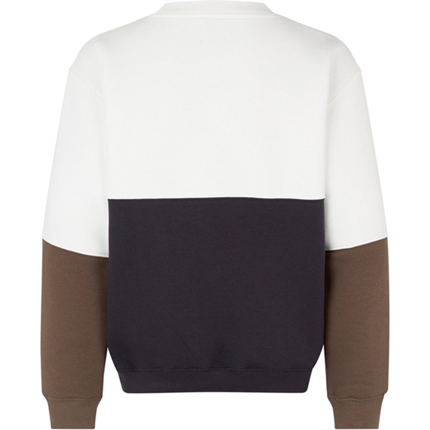 Mads Nørgaard Standard Sonar Block Sweatshirt Deep Well/Marshmallow/Cup
