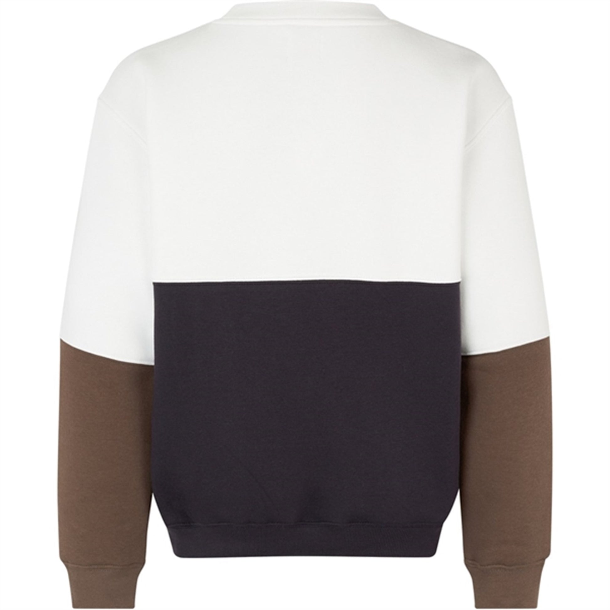 Mads Nørgaard Standard Sonar Block Sweatshirt Deep Well/Marshmallow/Cup