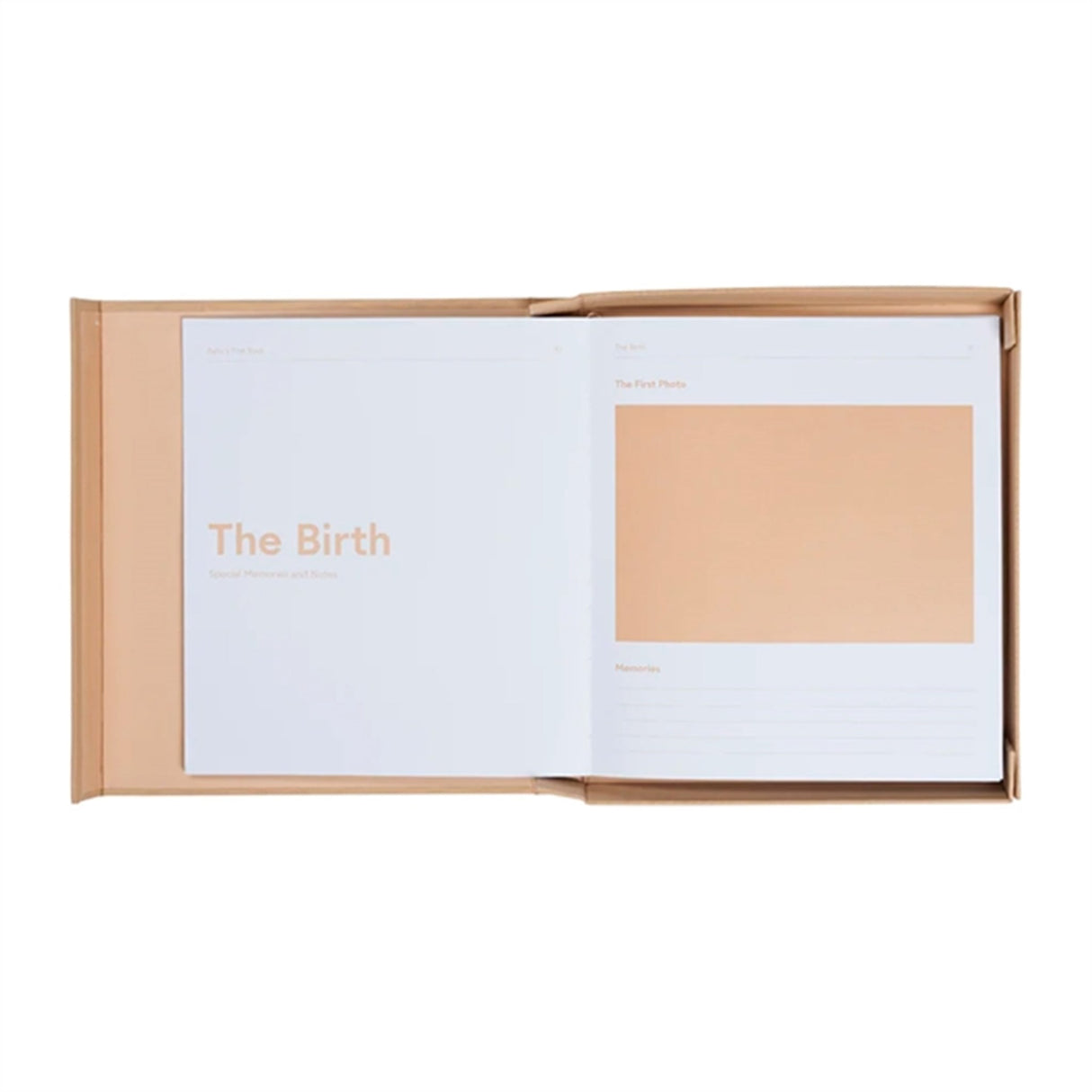 Design Letters Baby's First Book Pastel Beige
