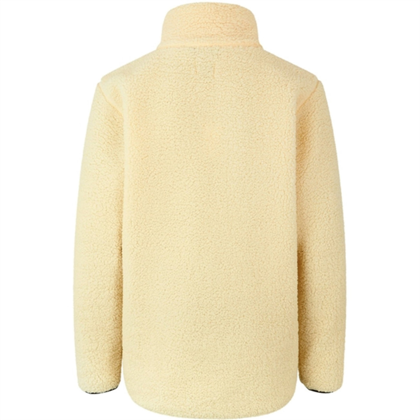 Mads Nørgaard Teddy Fleece Jeffo Fleece Jacket Vanilla Custard/Asphalt