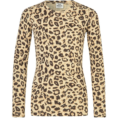 Mads Nørgaard Organic Talino Blouse Leo Aop/Black Coffee
