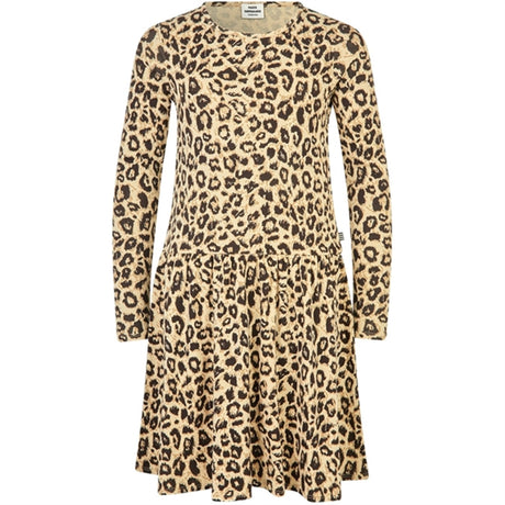 Mads Nørgaard Organic Daisina L/S Dress Leo Aop/Black Coffee