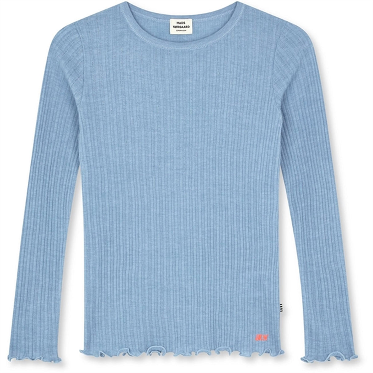 Mads Nørgaard Pointella Trudy Blouse Powder Blue Melange