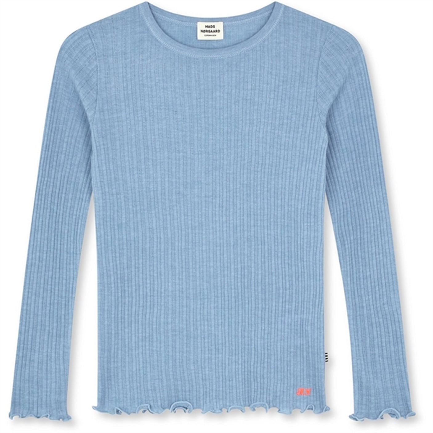 Mads Nørgaard Pointella Trudy Blouse Powder Blue Melange