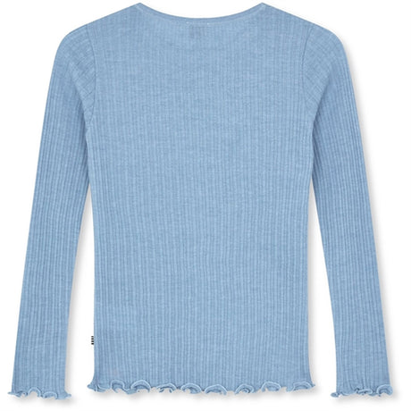 Mads Nørgaard Pointella Trudy Blouse Powder Blue Melange