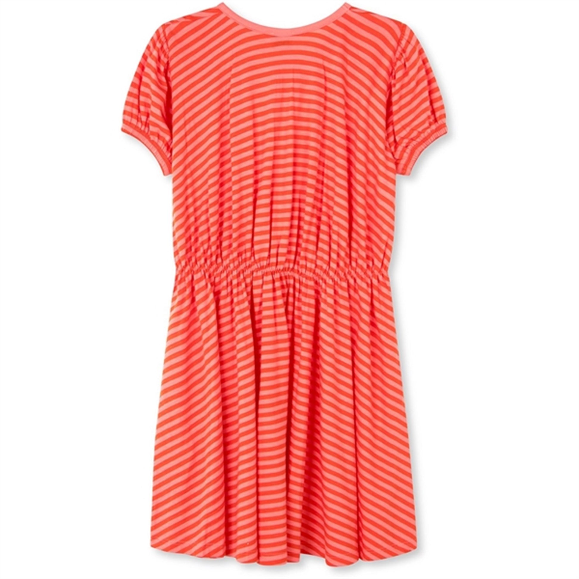 Mads Nørgaard Modal Stripe Dalia Dress Shell Pink/Puffin's Bill