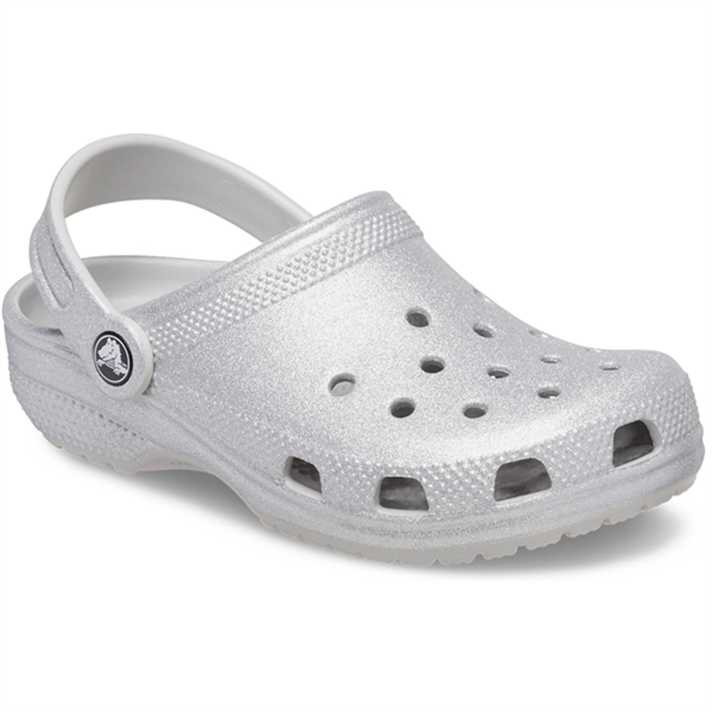 Crocs Classic Glitter Clog Silver Glitter