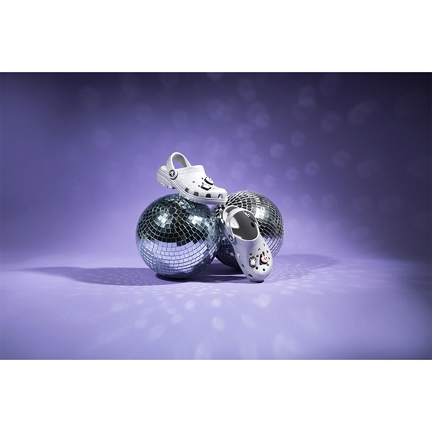 Crocs Classic Glitter Clog Silver Glitter