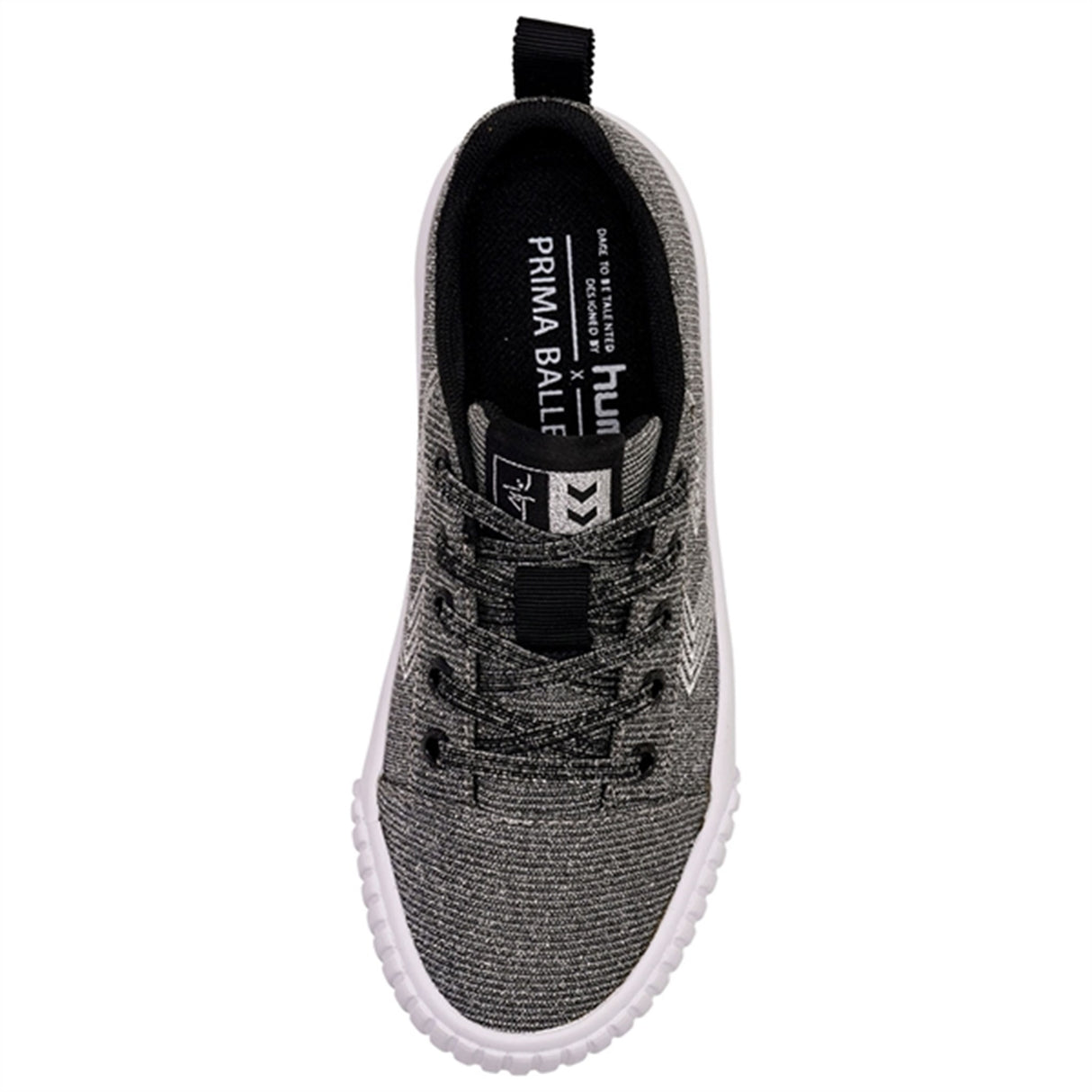 Hummel Prima Base Court Point Black Glitter Sneakers 4