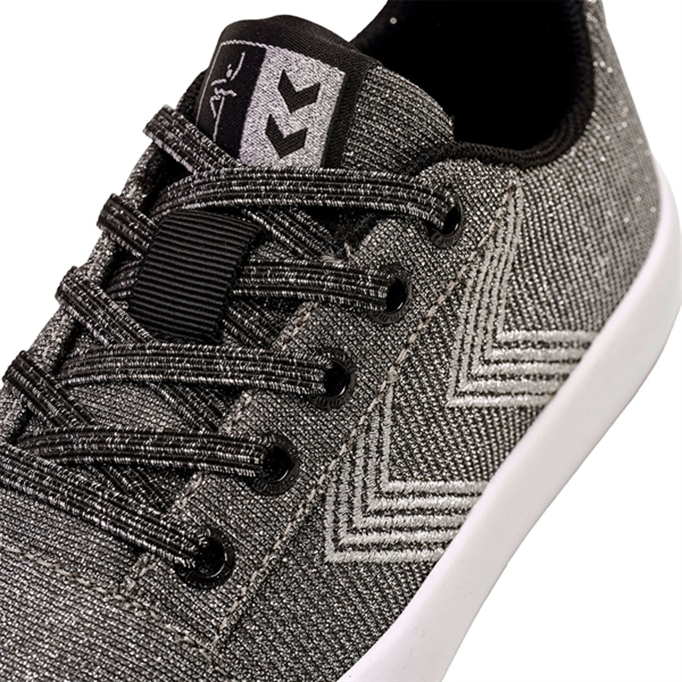 Hummel Prima Base Court Point Black Glitter Sneakers 3