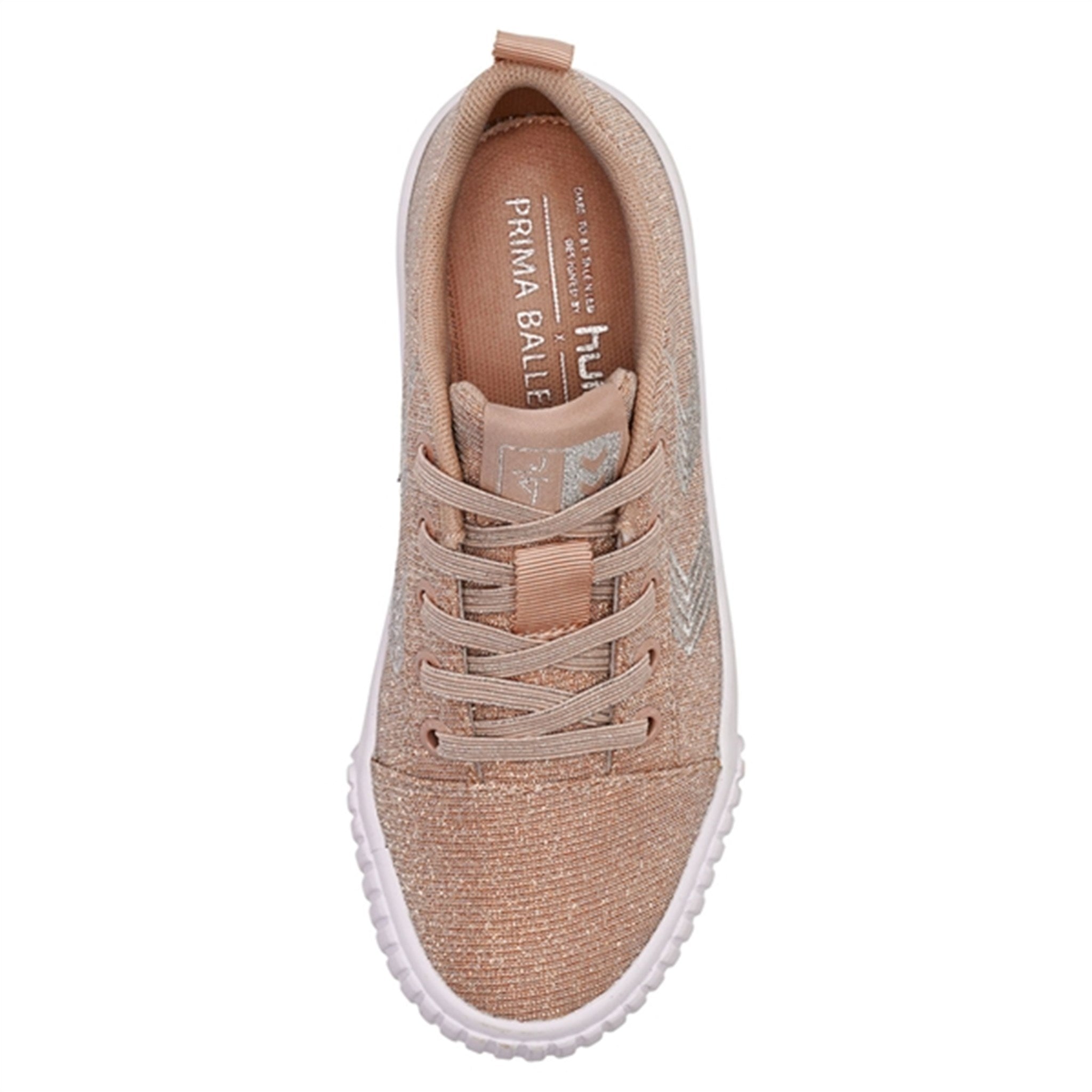 Hummel Prima Base Court Point Pink Glitter Sneakers 4
