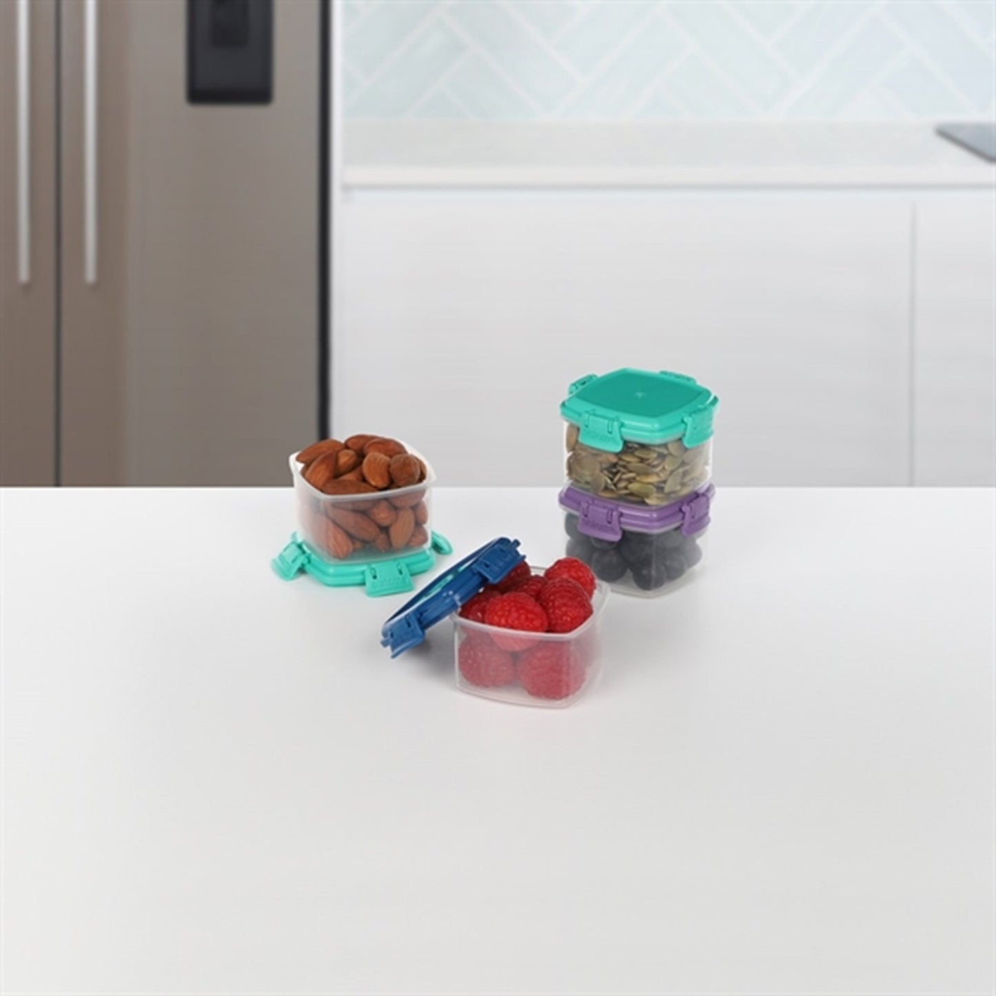 Sistema To Go Mini Knick Knack Food Storage 62 ml Mixed Pack 4-pack