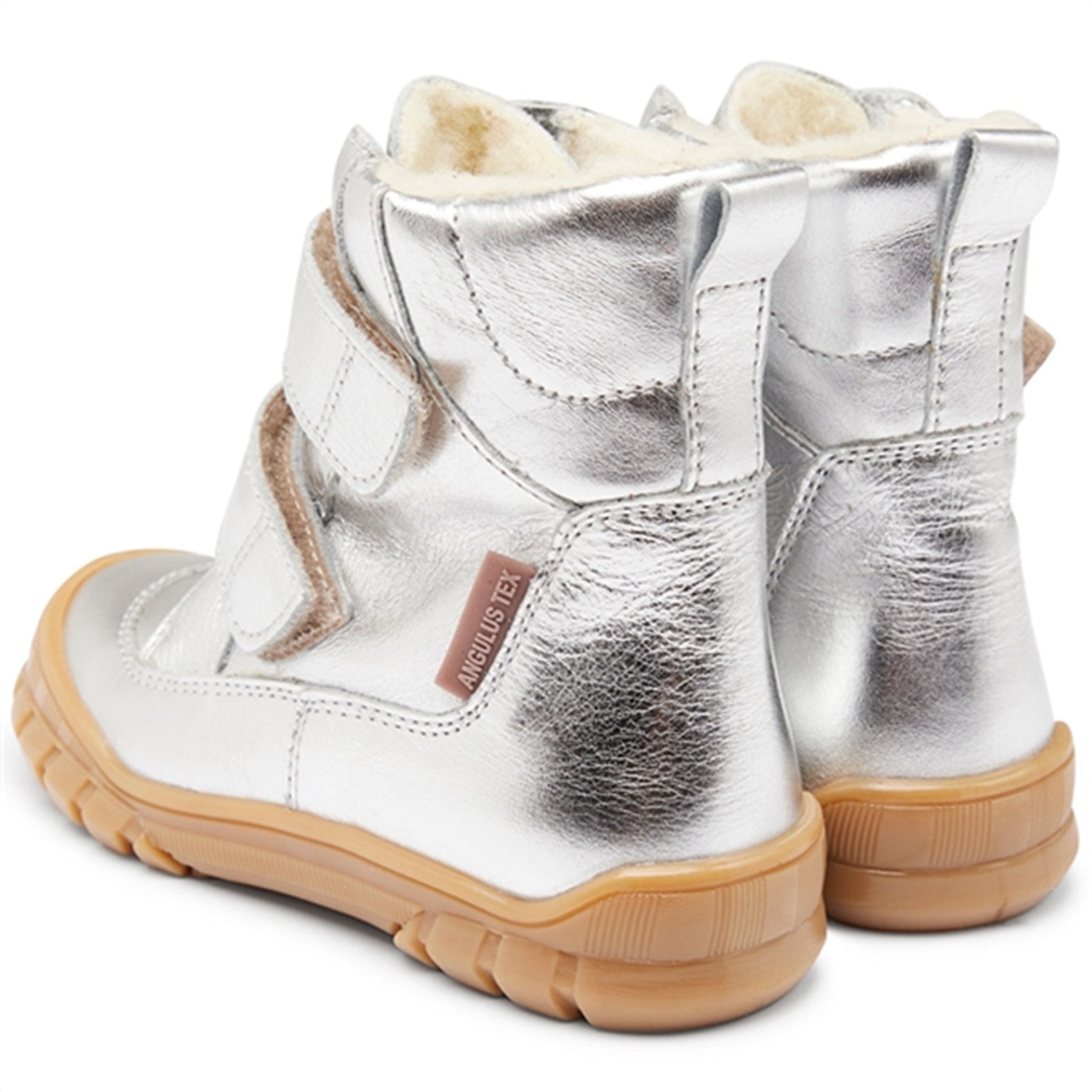 Angulus Tex-Boots With Velcro Silver 3