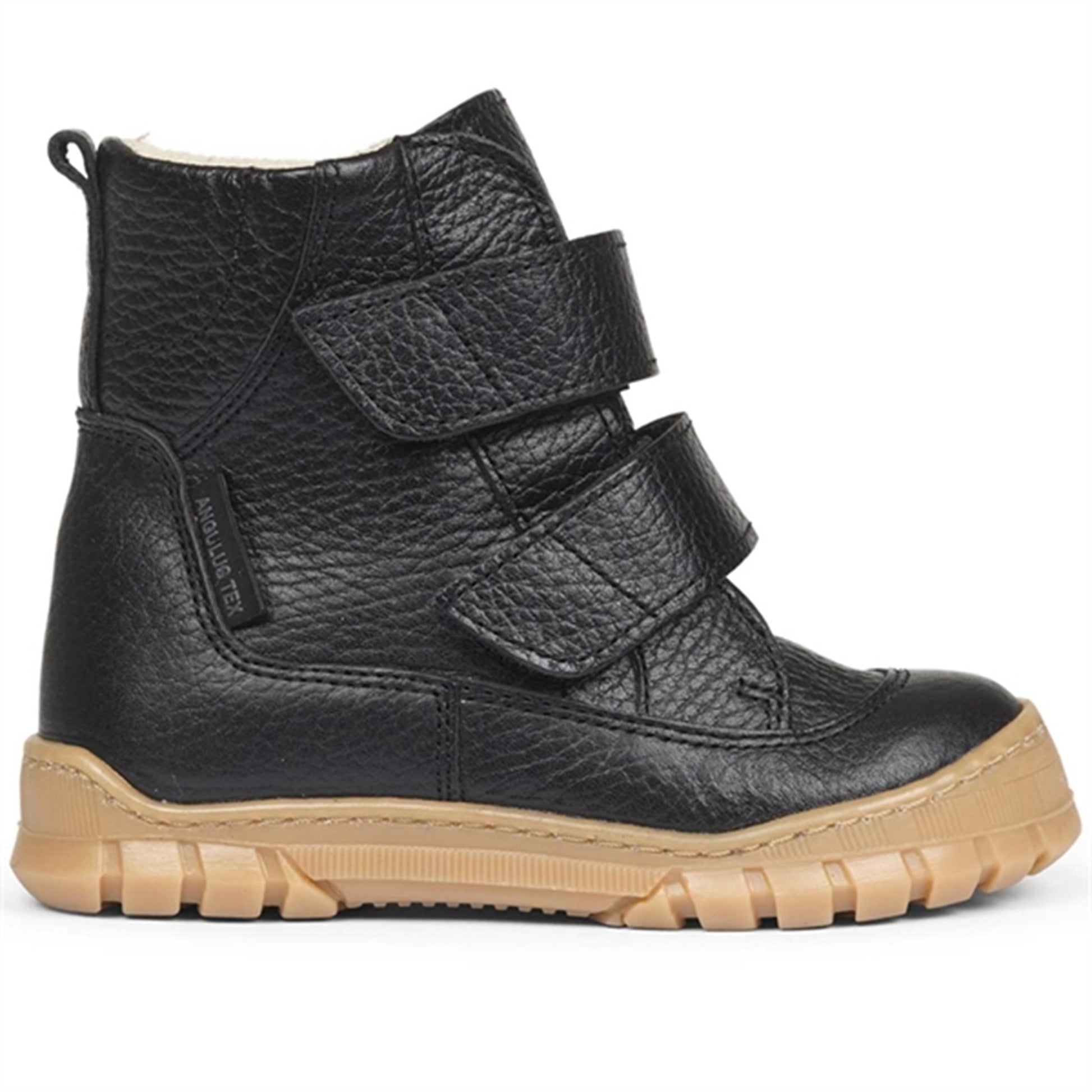 Angulus TEX Boots w. Velcro Black 2115-101-2504