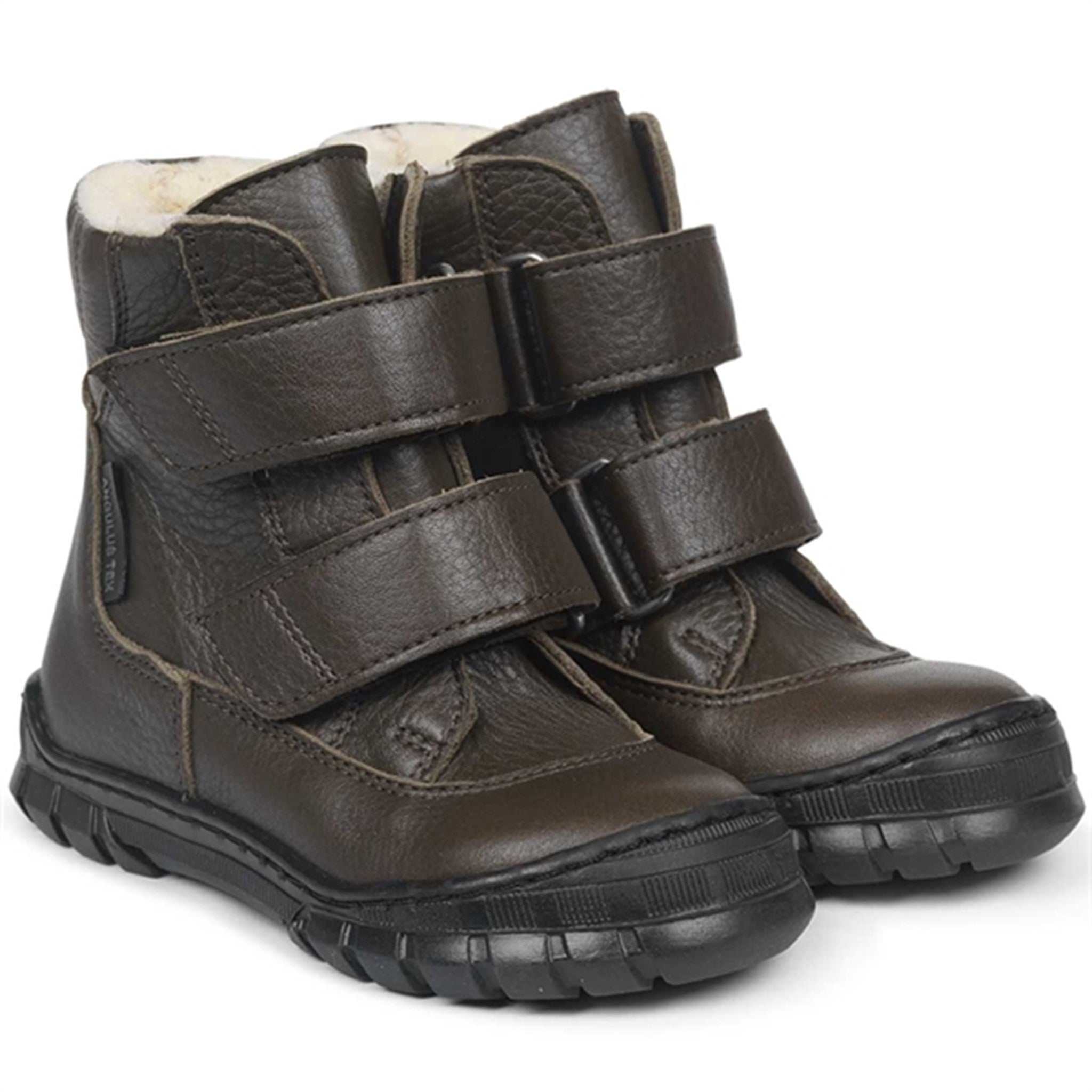 ​​​​​​​Angulus TEX Boots w. Velcro Dark Olive 2115-102-1263
