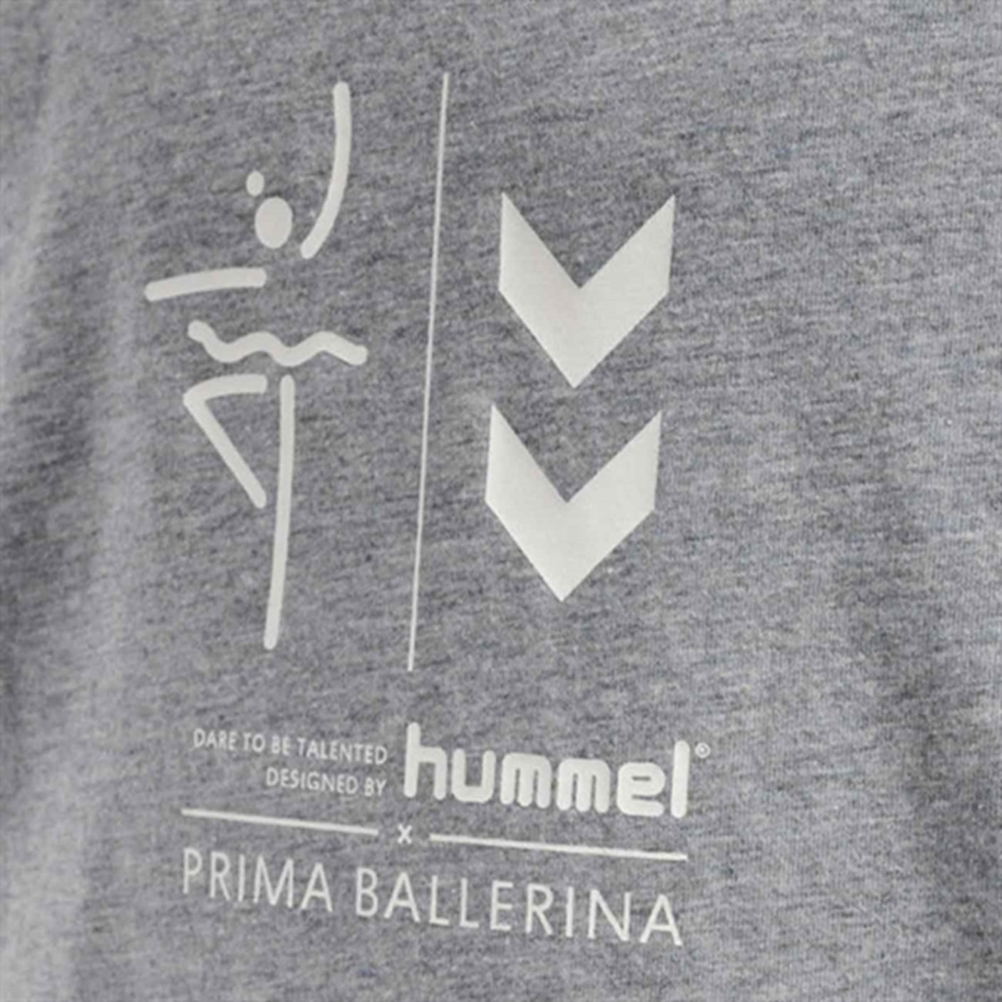 Hummel Prima Grey Melange Bee T-Shirt 2