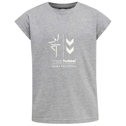 Hummel Prima Grey Melange Bee T-Shirt