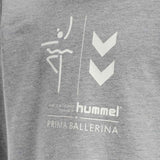 Hummel Prima Grey Melange Bee Cropped Sweatshirt