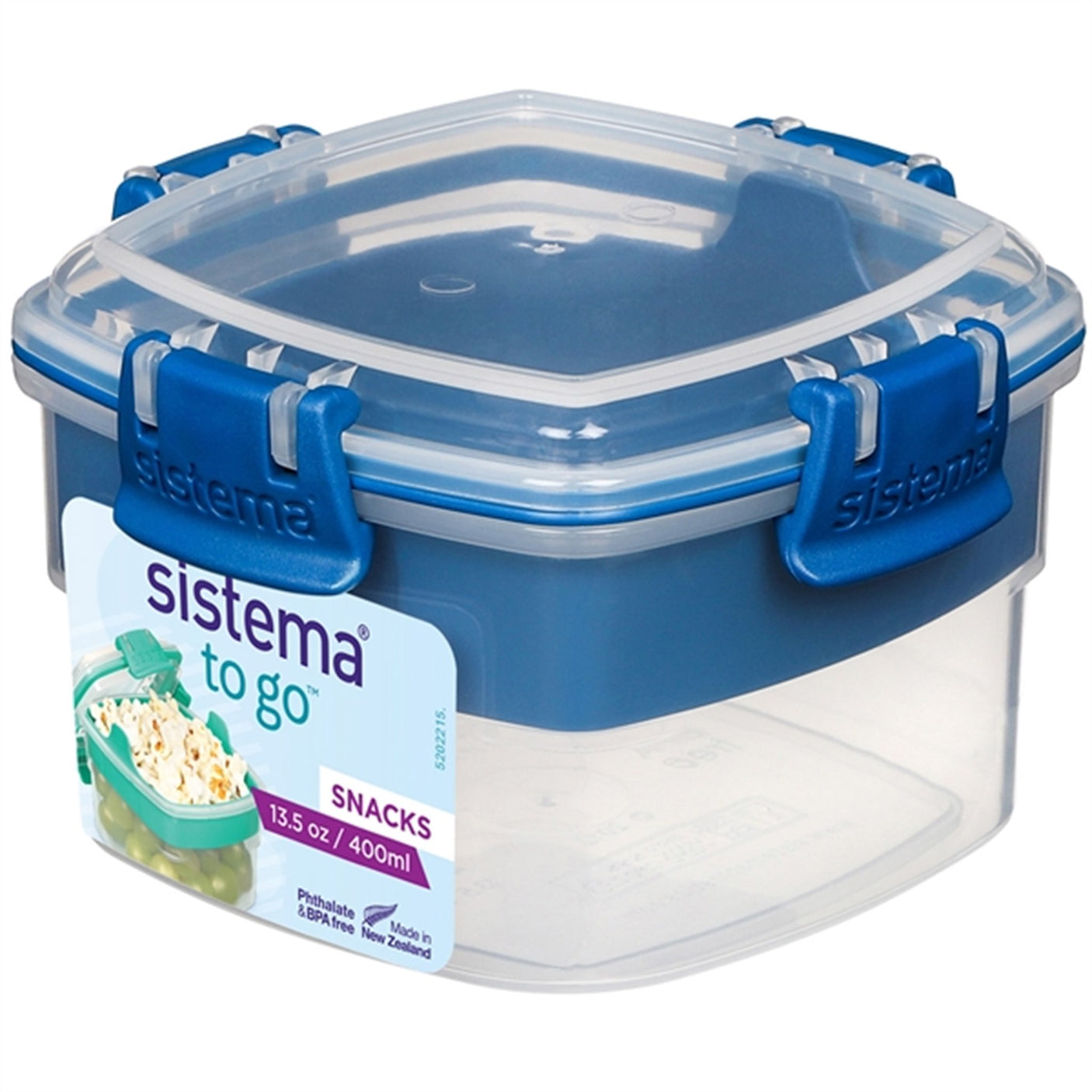 Sistema To Go Snack Box 400 ml Ocean Blue