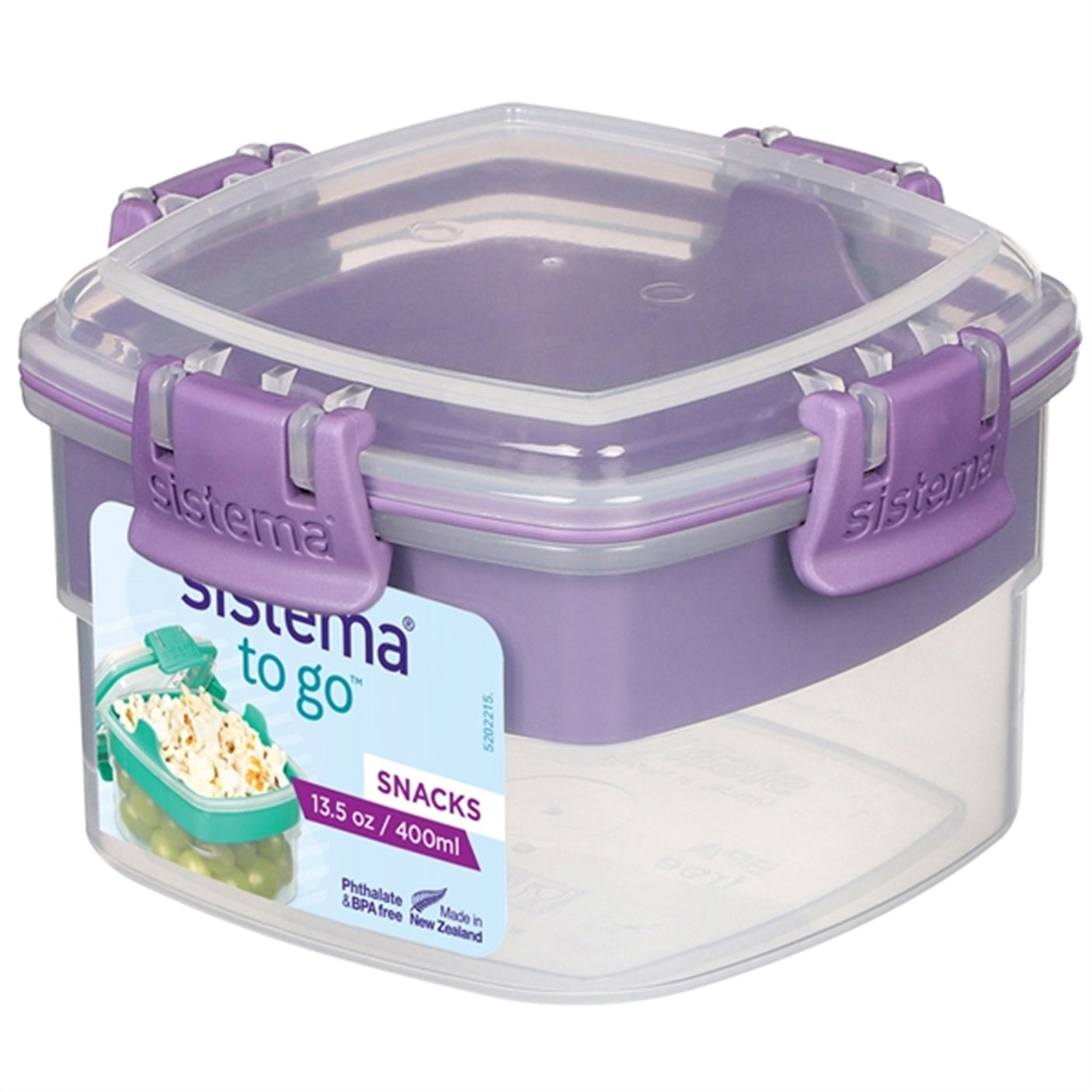 Sistema To Go Snack Box 400 ml Misty Purple