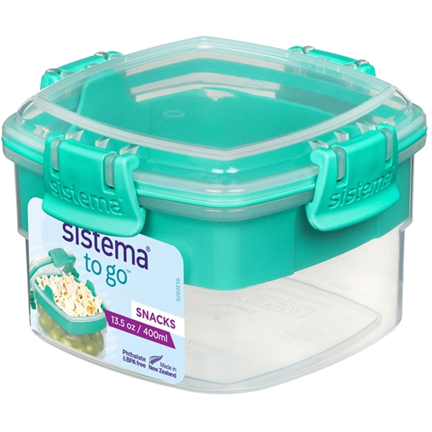 Sistema To Go Snack Box 400 ml Minty Teal