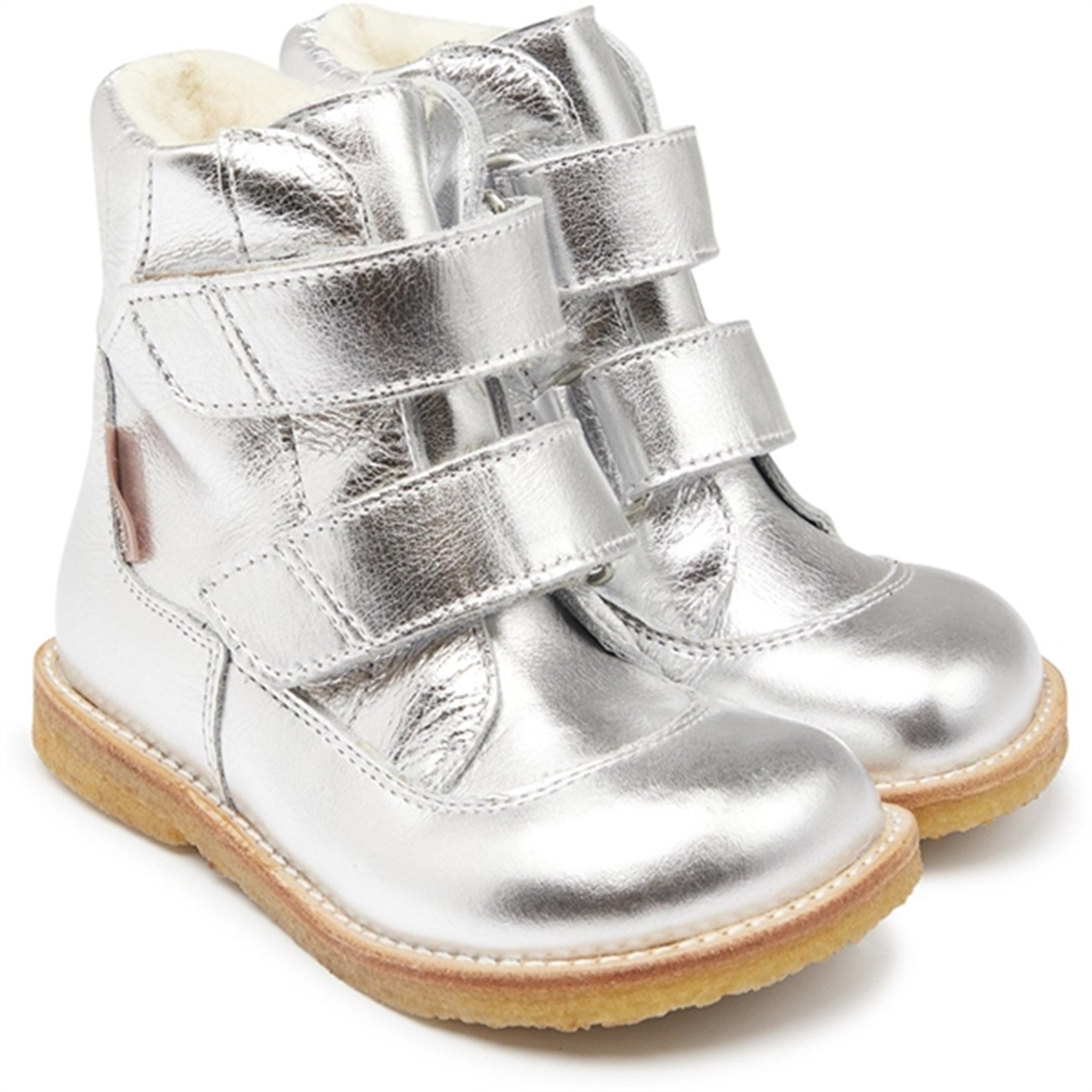 Angulus Tex-Boots With Velcro Silver