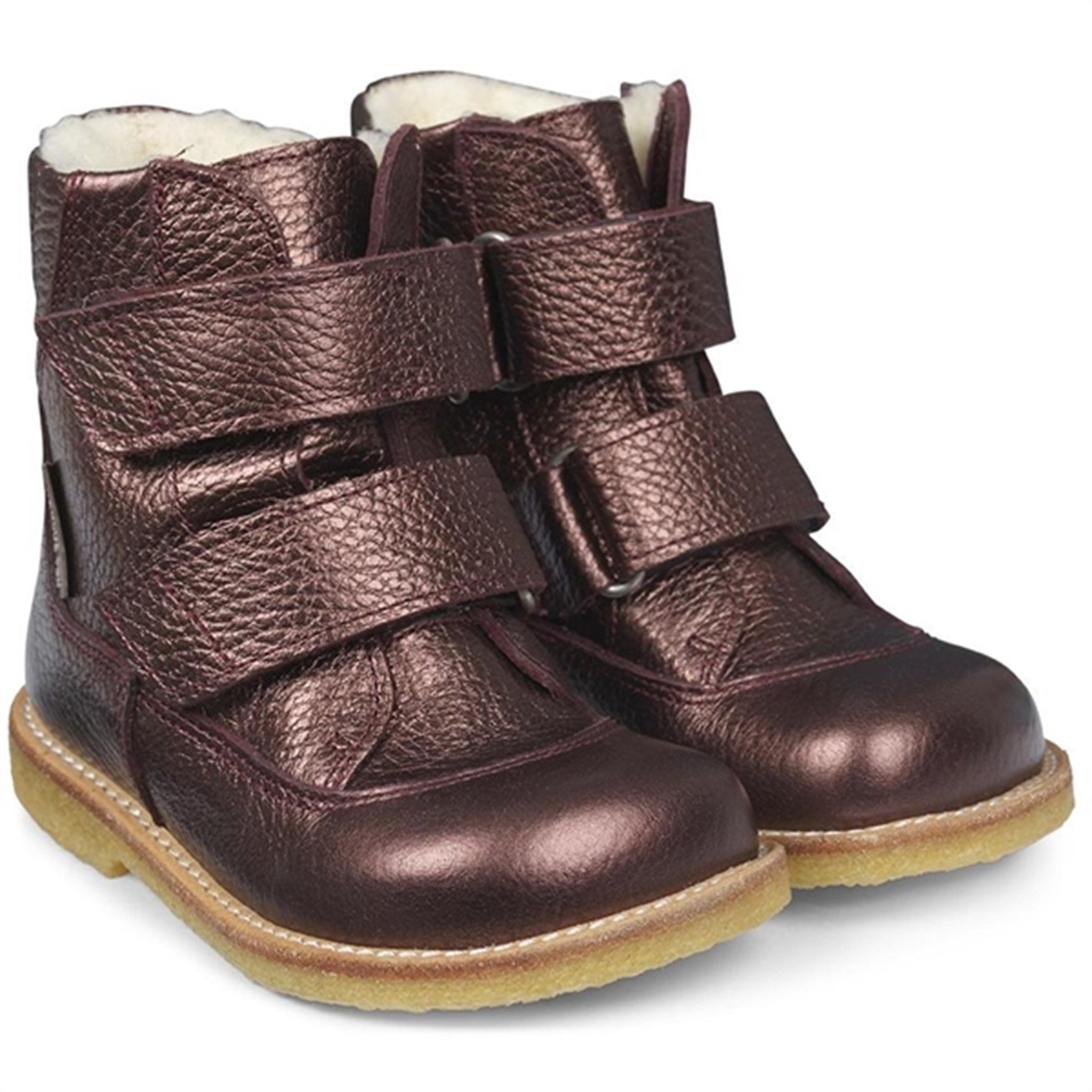 Angulus Tex-Boots With Velcro Bordeaux Shine