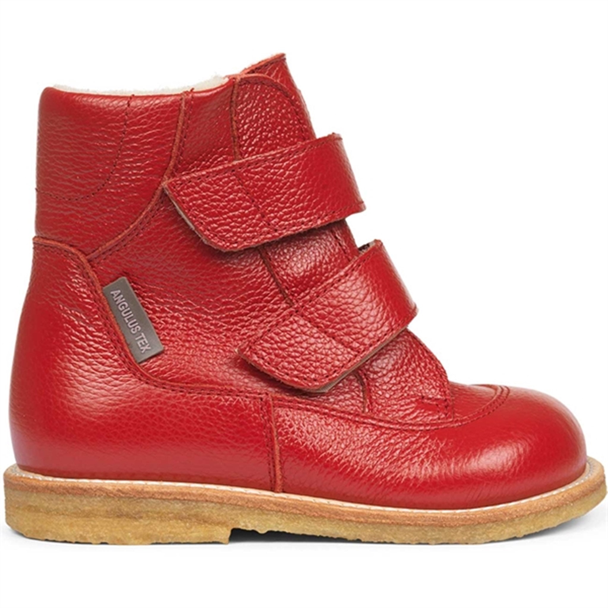​​​​​​​Angulus TEX Boots w. Velcro Dark Red 2134-101-2568 3
