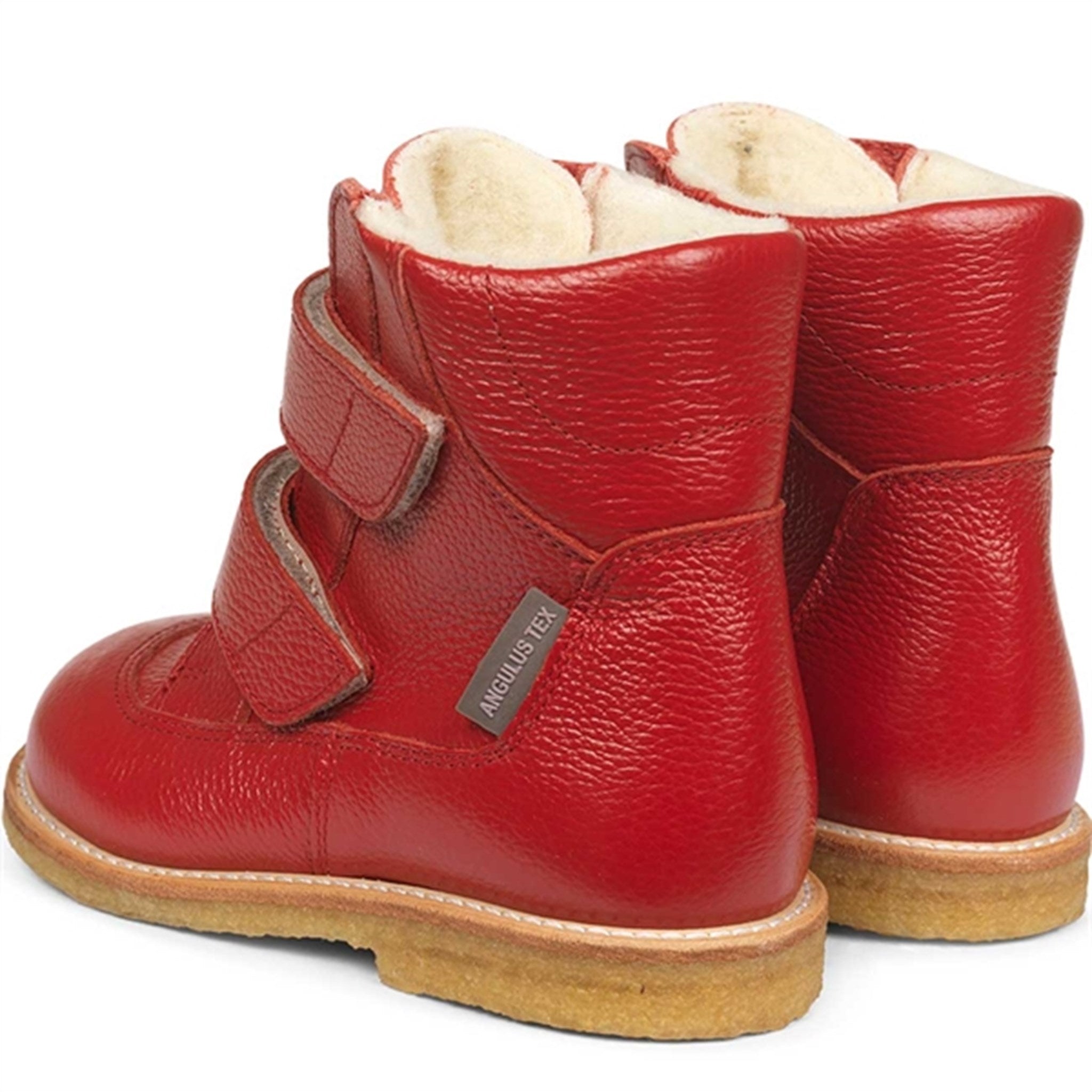 ​​​​​​​Angulus TEX Boots w. Velcro Dark Red 2134-101-2568 2