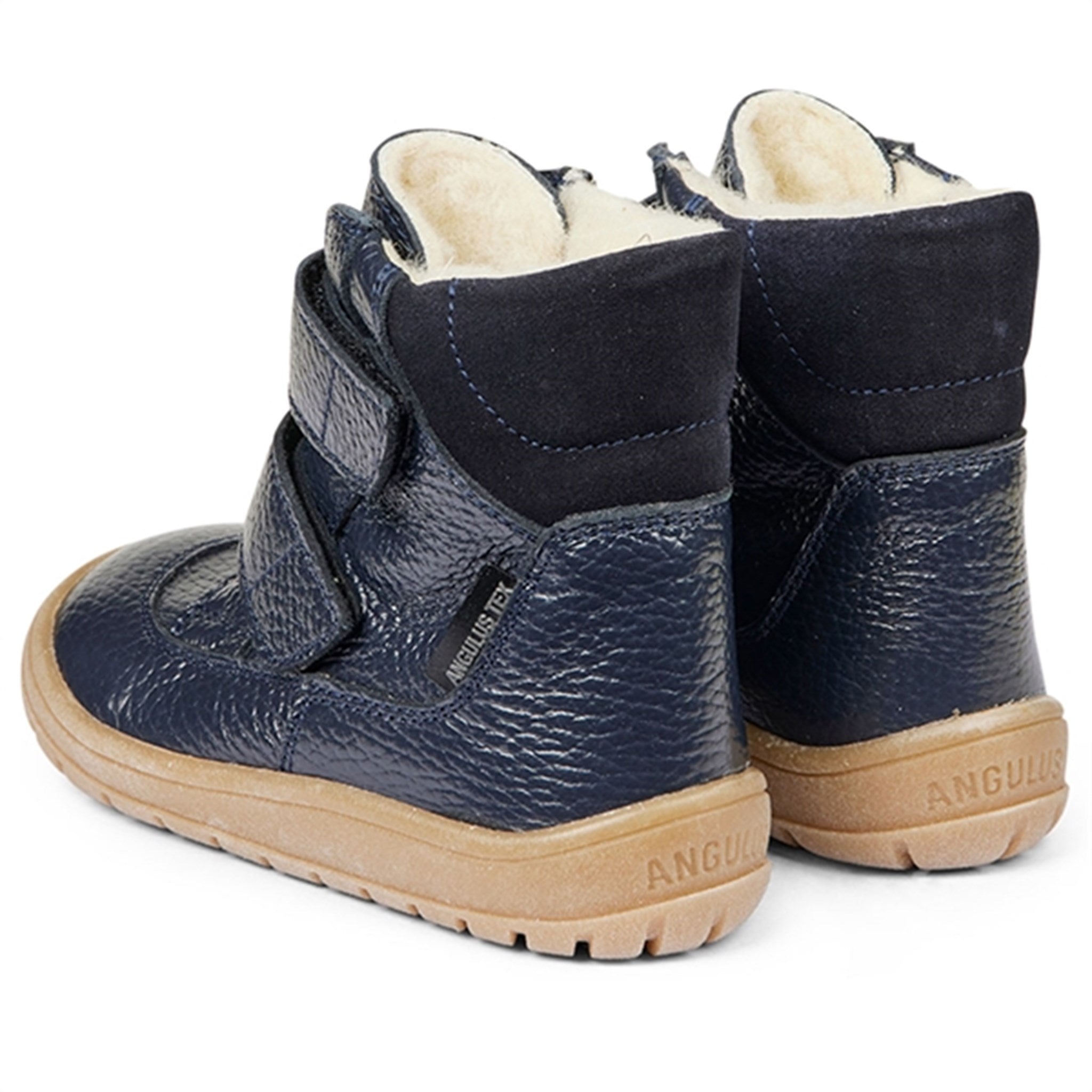 Angulus Tex-Boots With Velcro Navy/Navy 3
