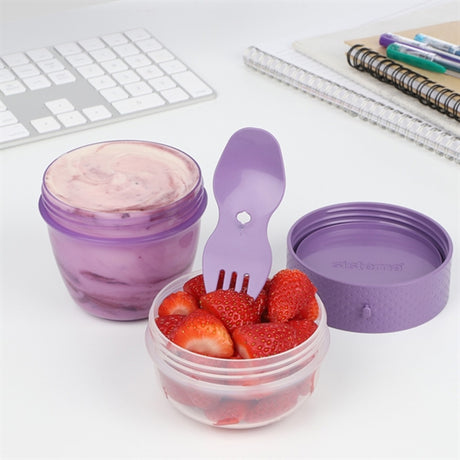 Sistema To Go Snack Capsule Lunch Box 515 ml Misty Purple