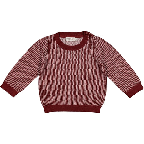MarMar Dark Ruby Zigzag Tano B Knit