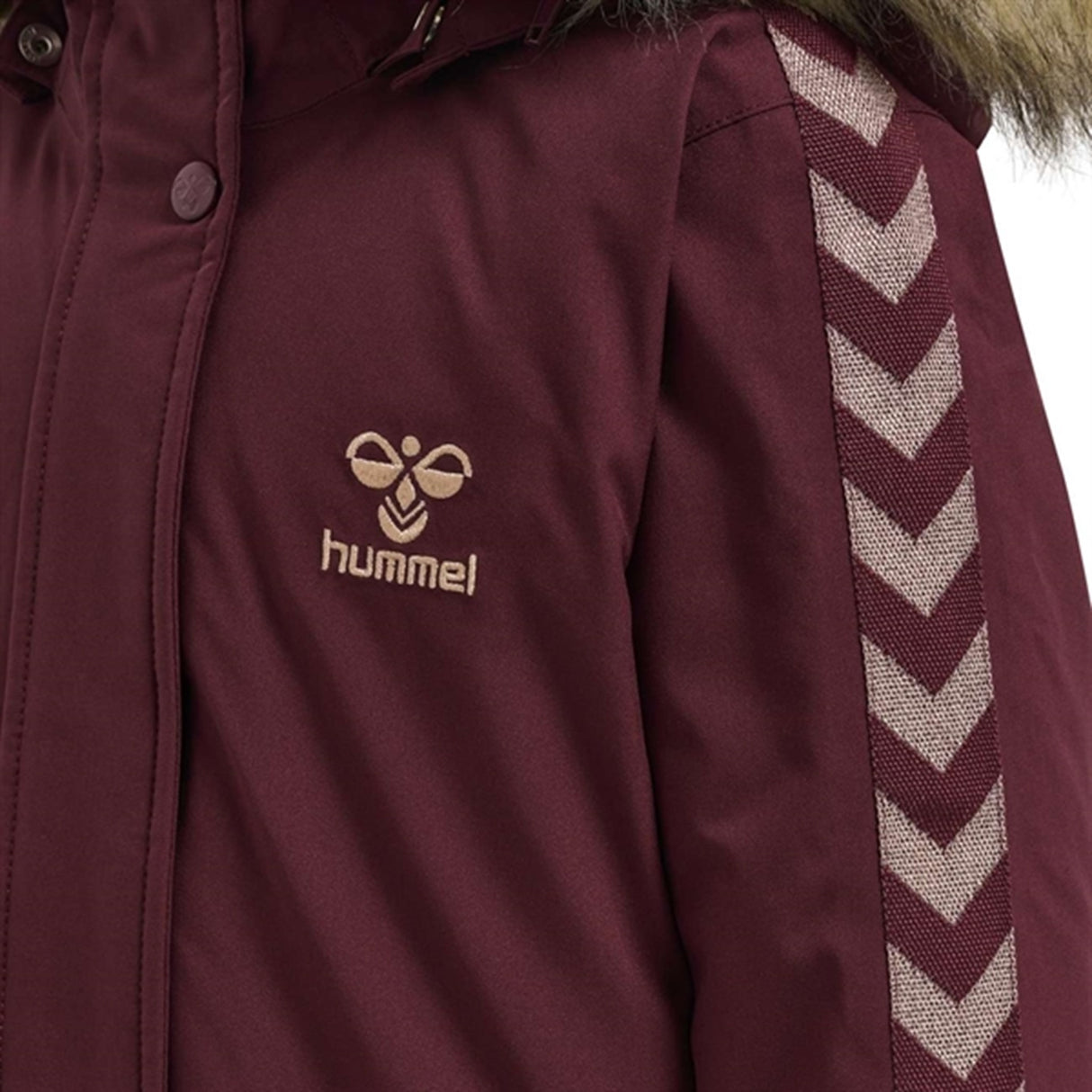 Hummel Leaf Winter Jacket Tex Windsor Wine 2
