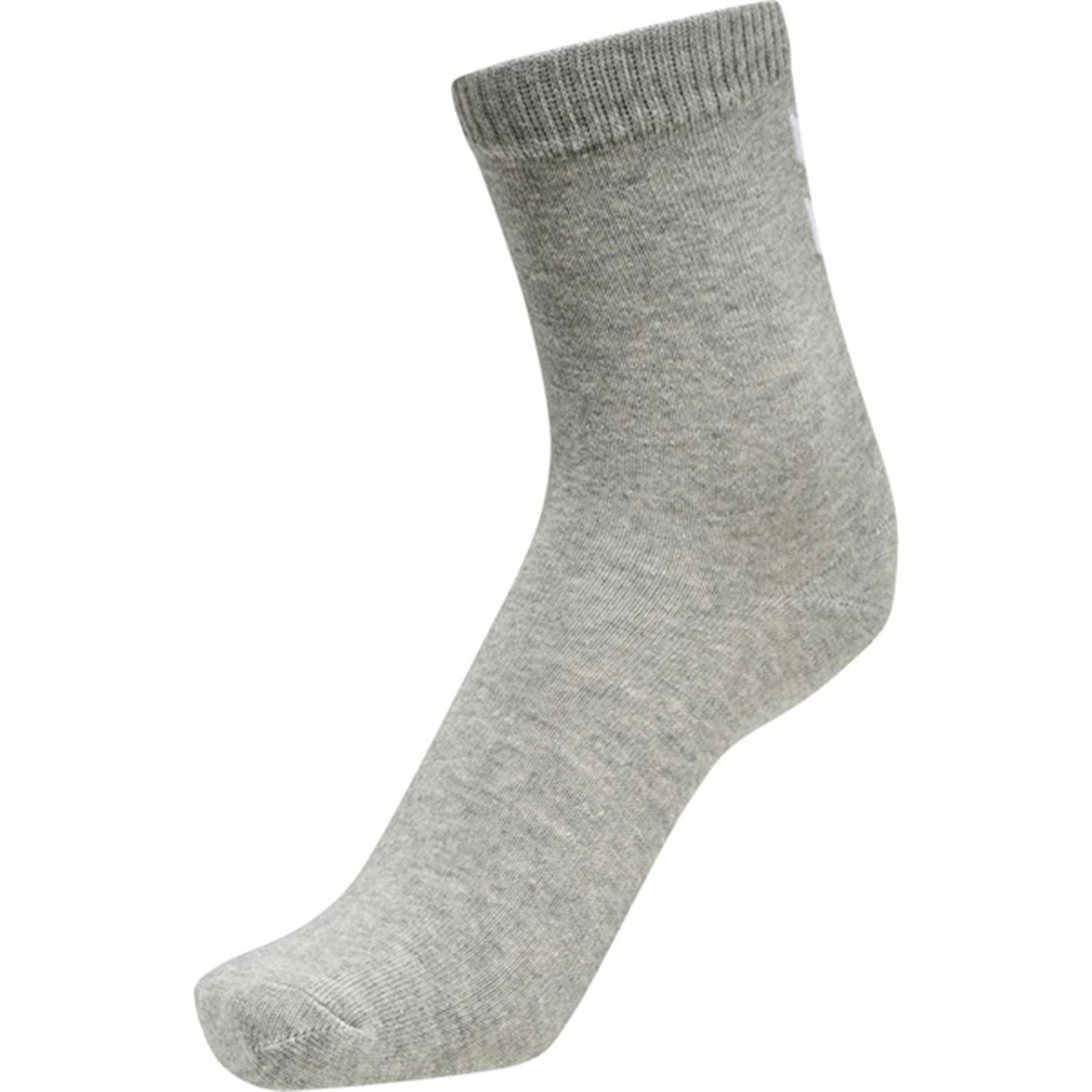 Hummel Grey Melange Make My Day Socks 5-Pak 3