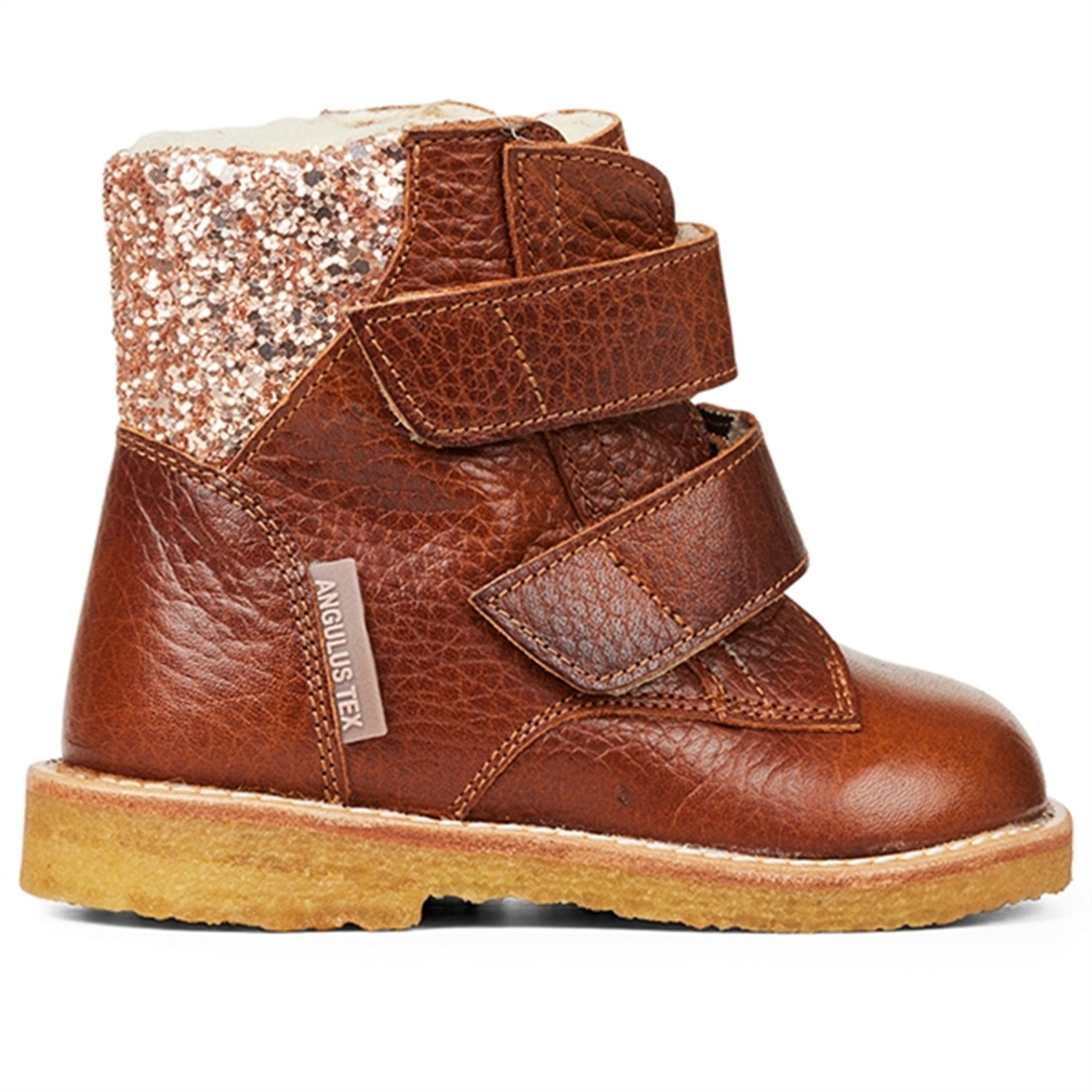 Angulus Starter Tex boots With Velcro Cognac/Maple 2
