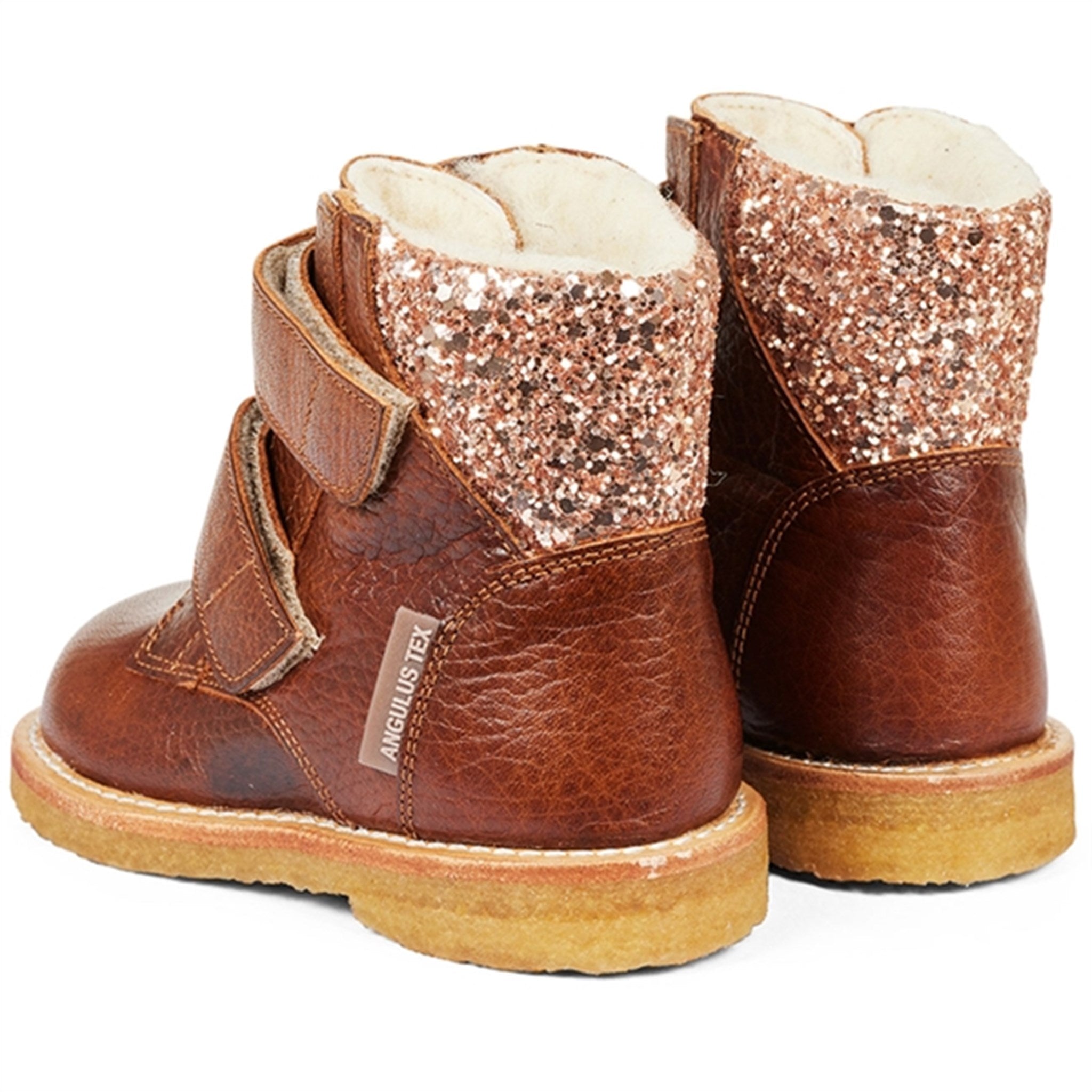Angulus Starter Tex boots With Velcro Cognac/Maple 3