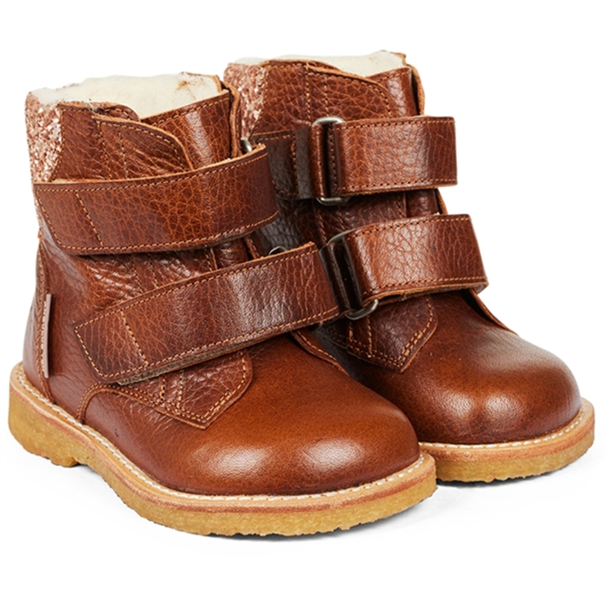 Angulus Starter Tex boots With Velcro Cognac/Maple