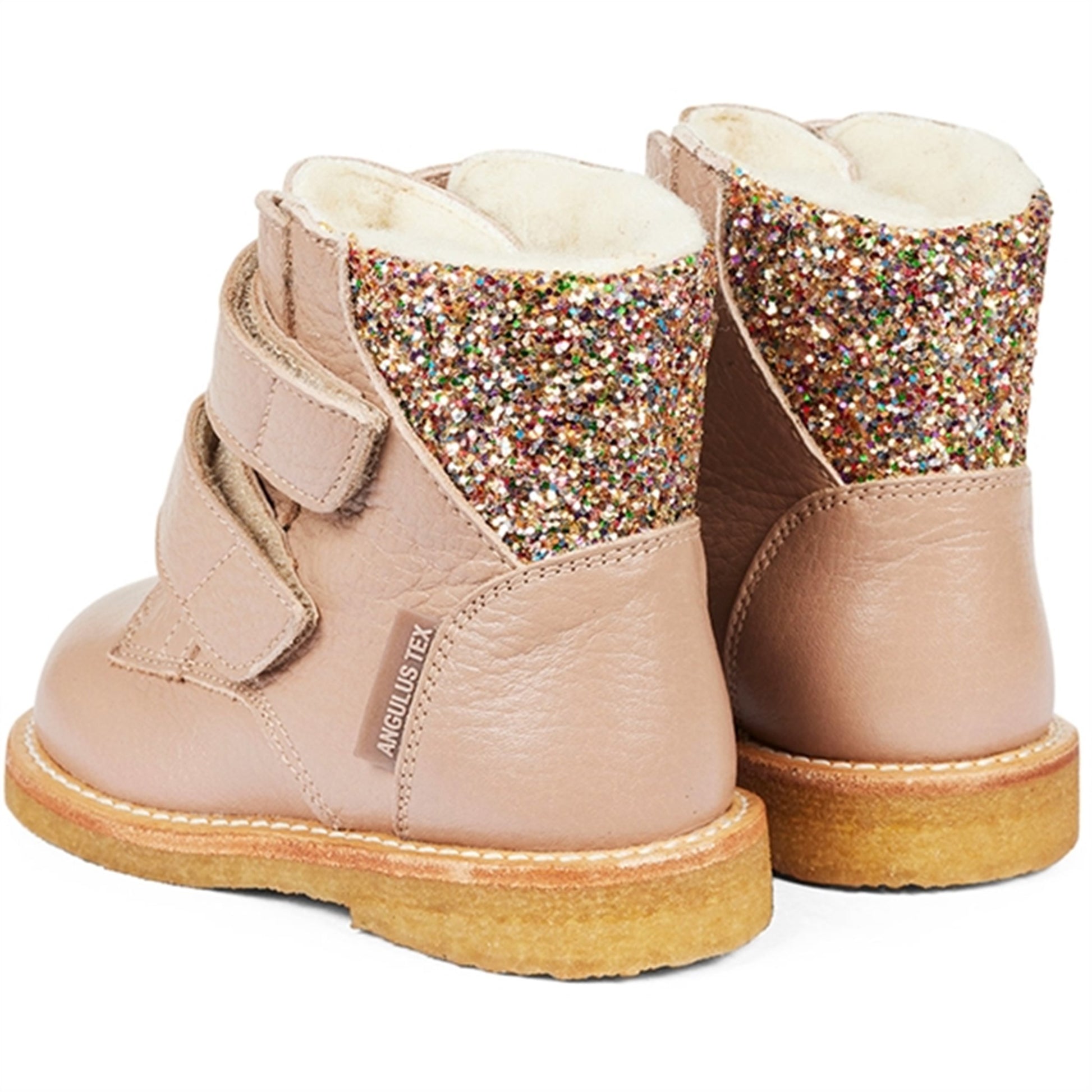 Angulus Starter Tex boots With Velcro Make Up/Multi Glitter