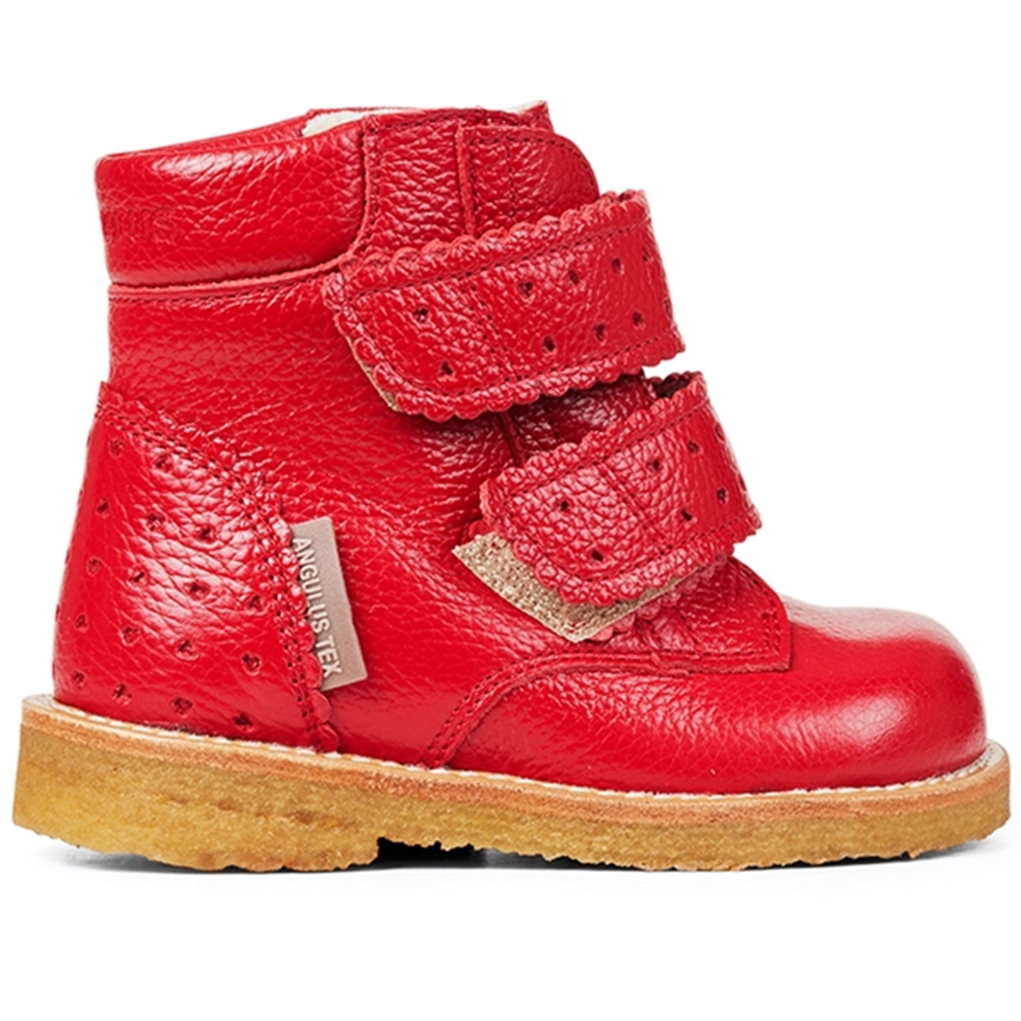 Angulus Starter Tex boots With Velcro Red 5